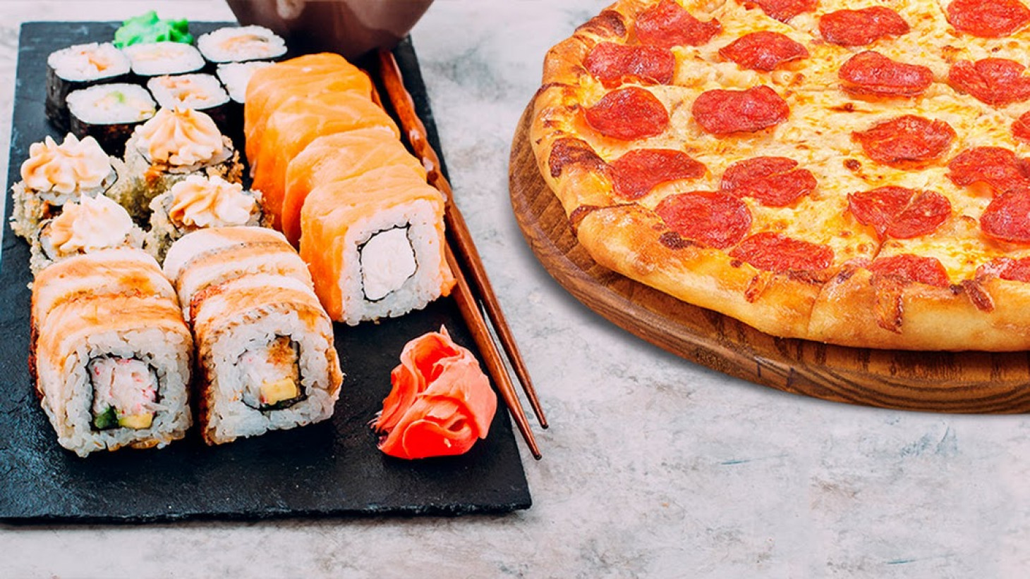 Заказать суши с пиццей в тюмени фото 89